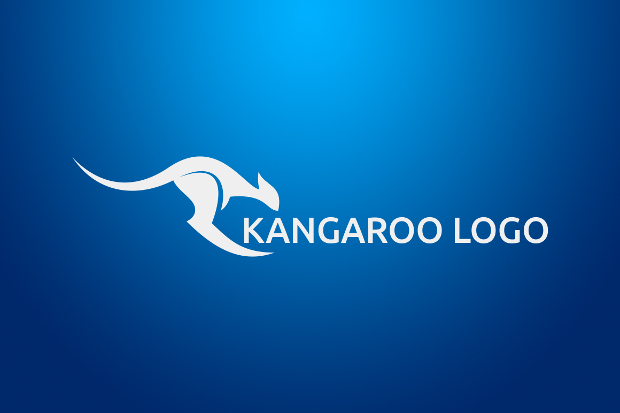 kangaroo logo design template