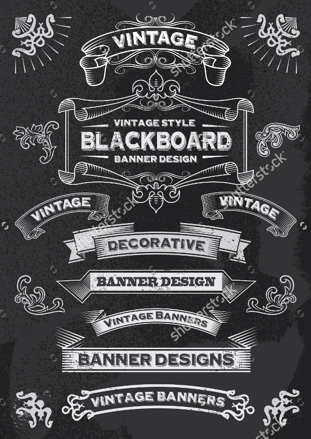 wedding blackboard banner