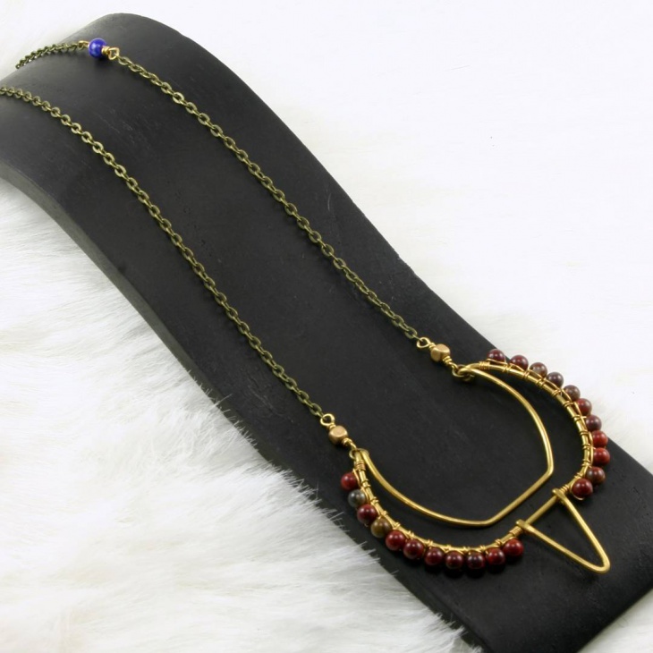 bohemian style necklace