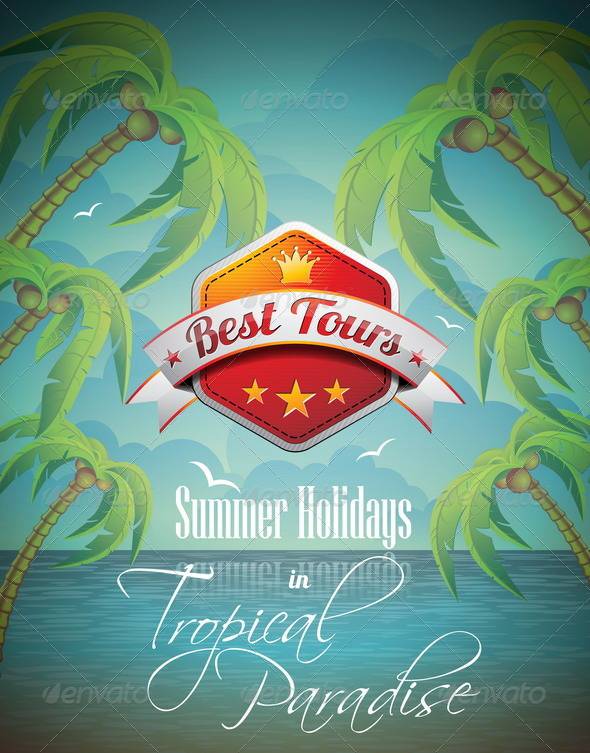 Summer Holiday Flyer Design
