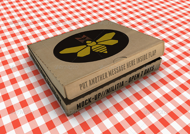 pizza box mockup design