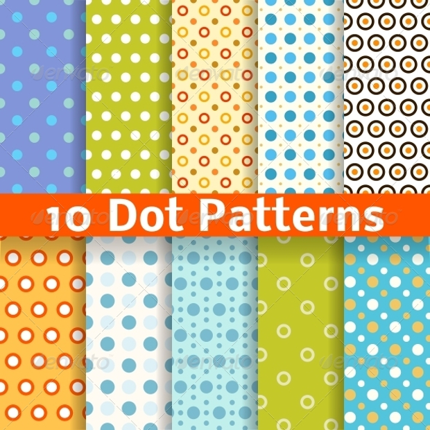 seamless dot pattern design