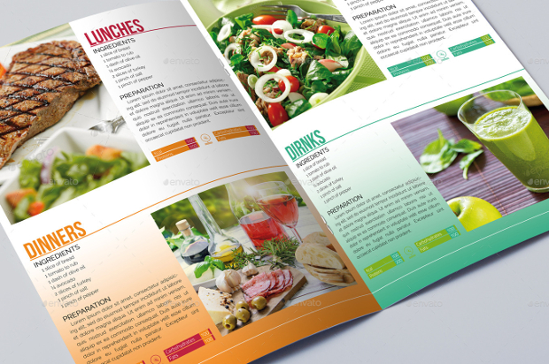 health and diet food brochure