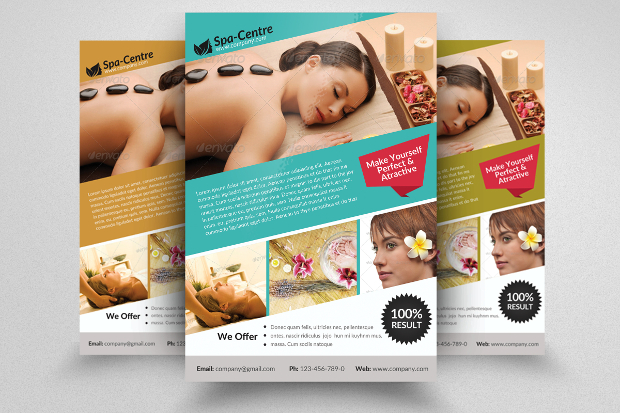 Beauty Spa Massage Brochure
