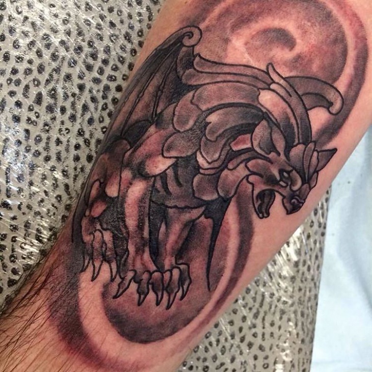 scary devil tattoo design idea
