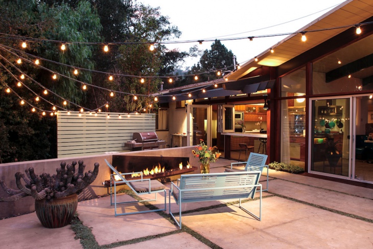 backyard lights idea