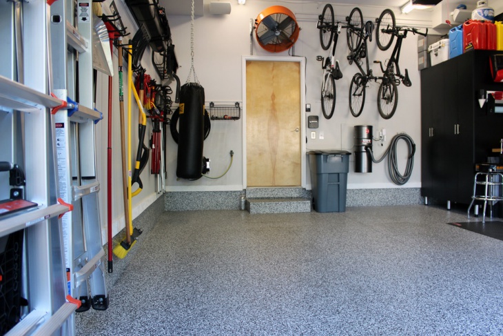 epoxy garage floor idea