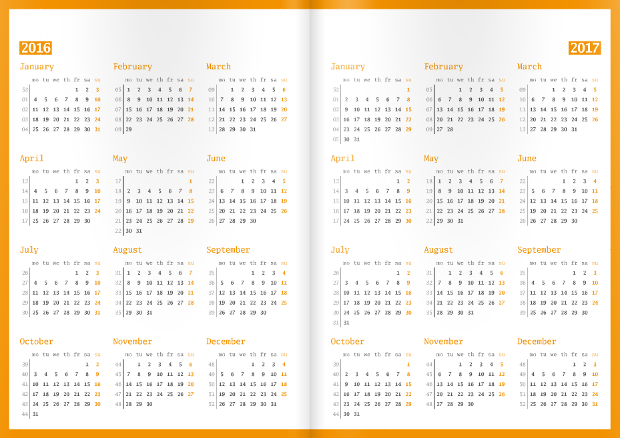 weekly planner calendar template