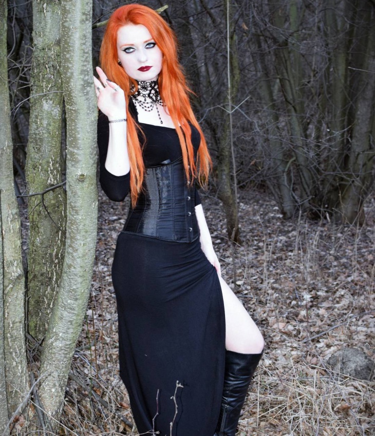 gothic gypsy dress idea