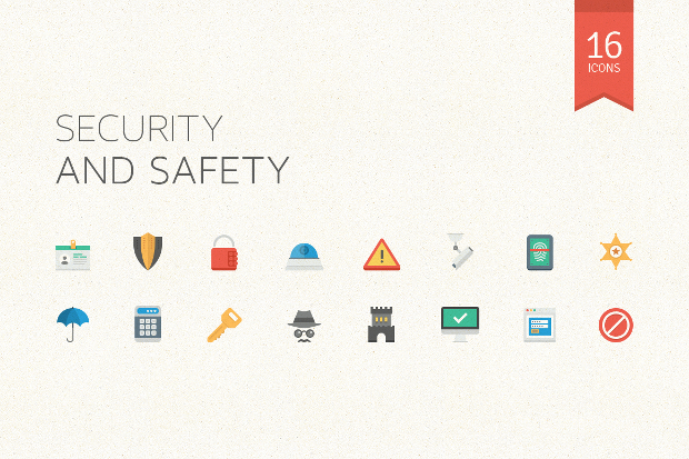 security and safety icons