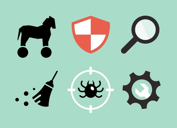 computer security vector icons