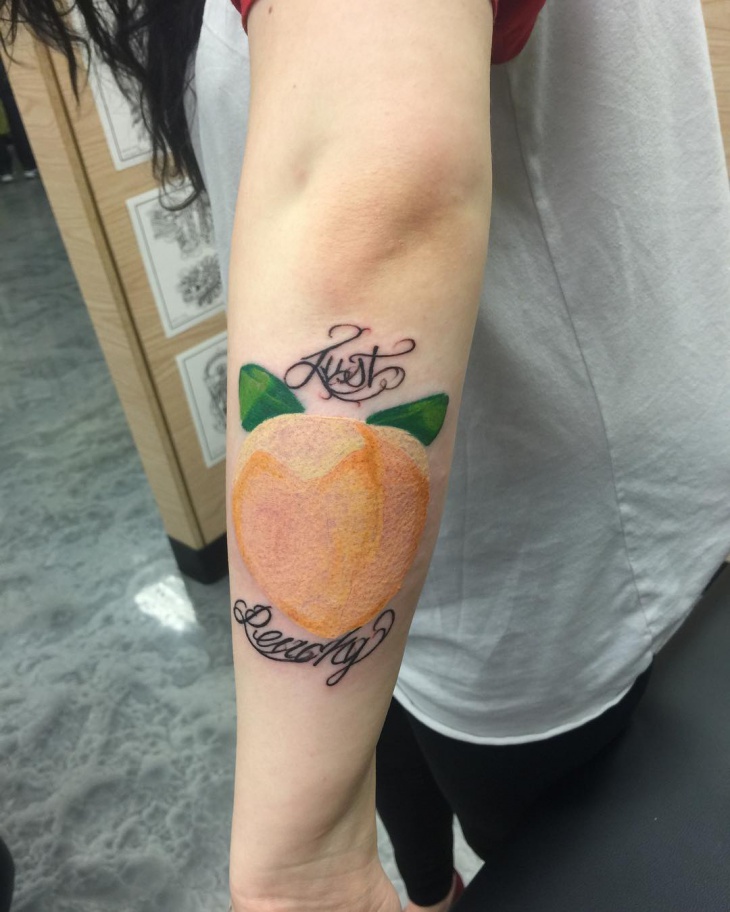 awesome fruit tattoo for women