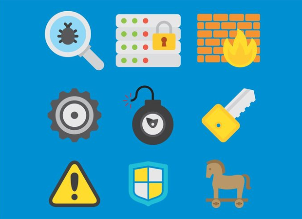 computer security vector icons1