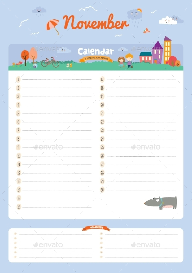 Monthly Birthday Calendar Template from images.designtrends.com