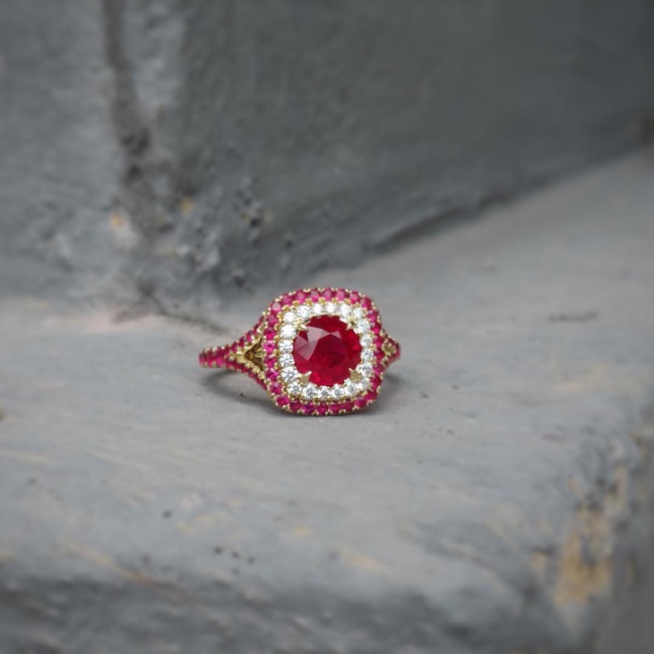 ruby diamond ring 