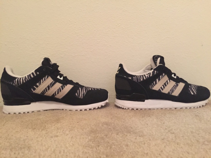 simple zebra print sneakers