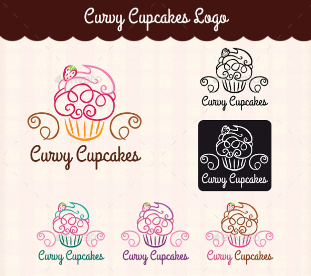 curvy cupcakes logo