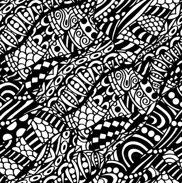 black and white ethnic patterns1