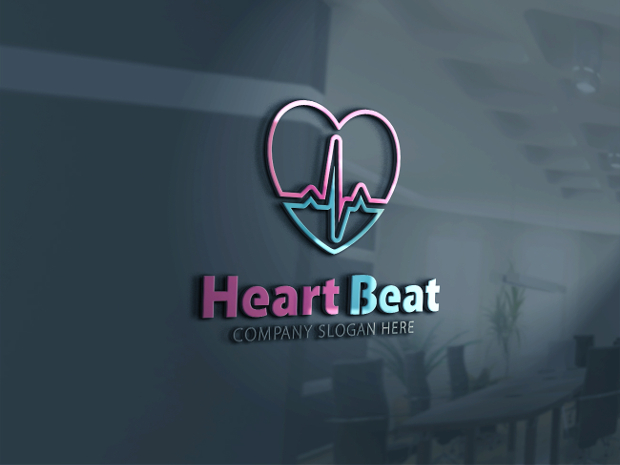 heart beat logo