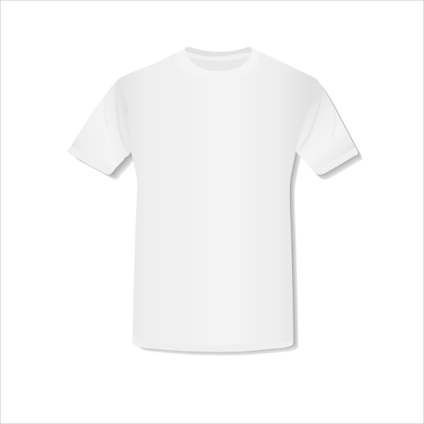 white t shirt vector art