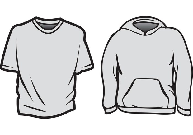free vector t shirt templates1
