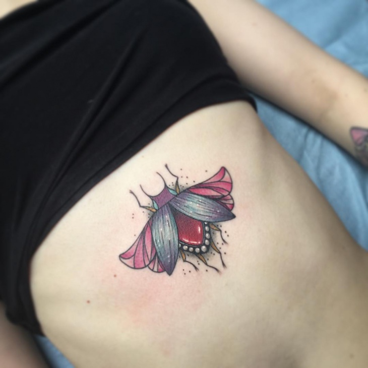 jewel bug tattoo idea