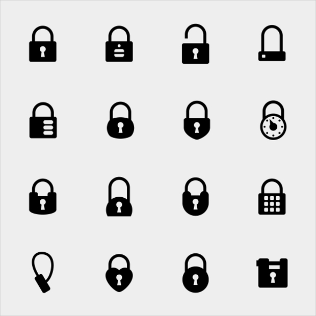padlock icons