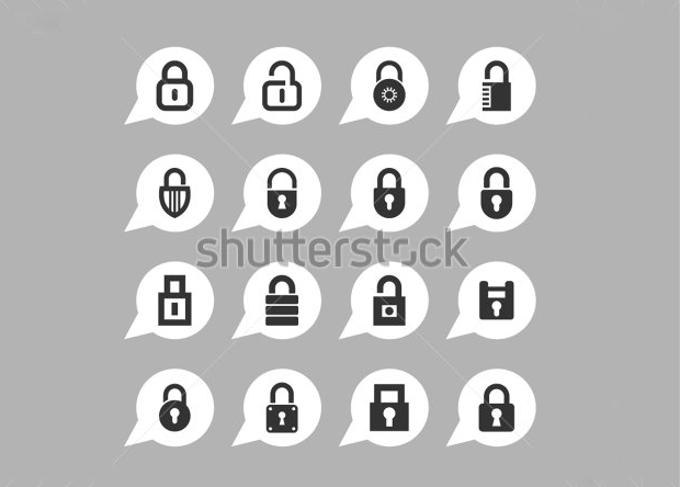 lock icons for site