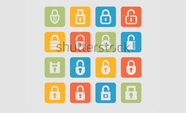 lock and security icons