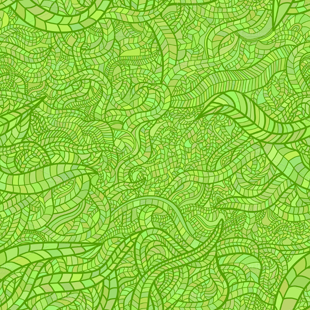 floral mosaic seamless pattern