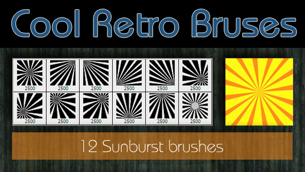 cool retro brushes
