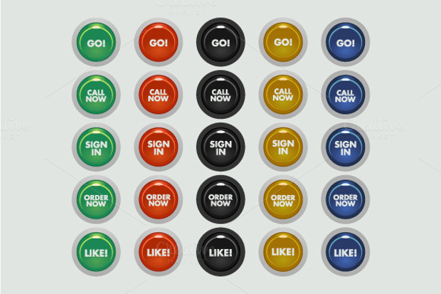 call to action round buttons