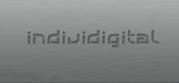digital abstract font
