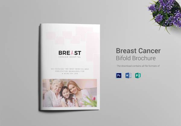 printable cancer hospital bi fold brochure 600x420