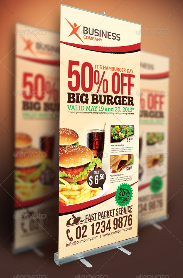 fast food banners