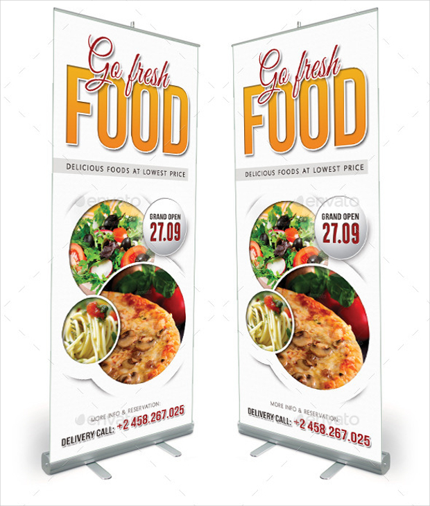 restaurant food banner