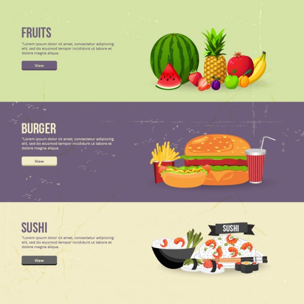 food banners1
