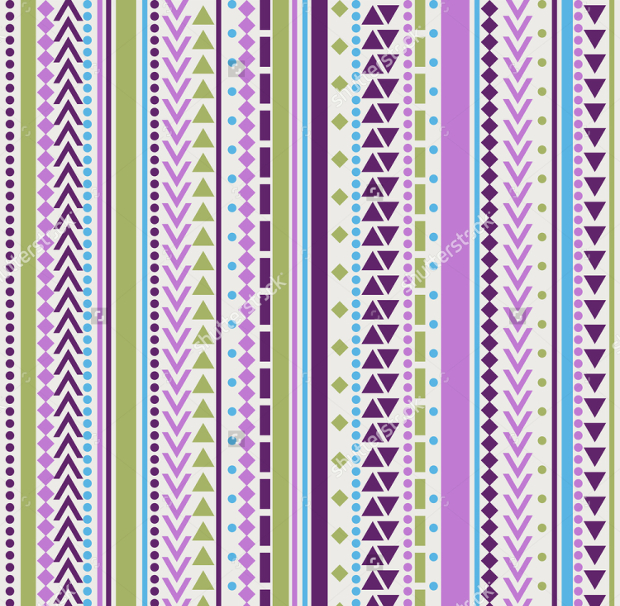 tribal vector stripes pattern