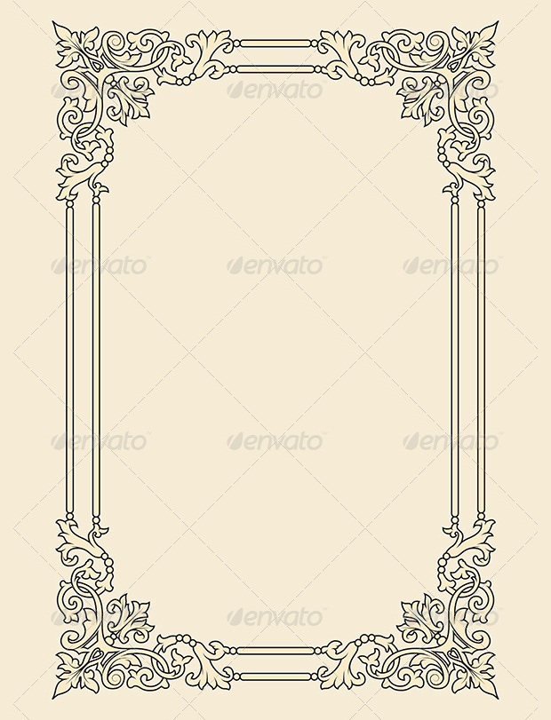 frame ornament vector