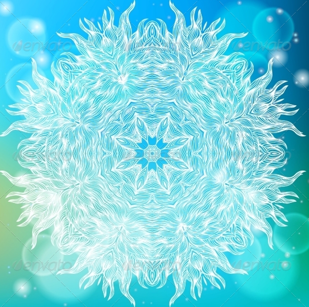 mandala ornament vector illustration