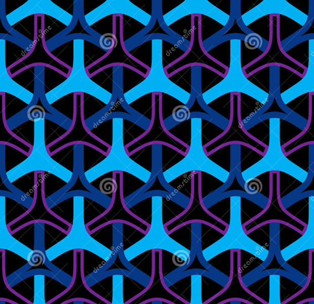 bright blue geometric texture