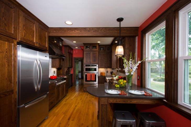 oak kitchen cabinets 