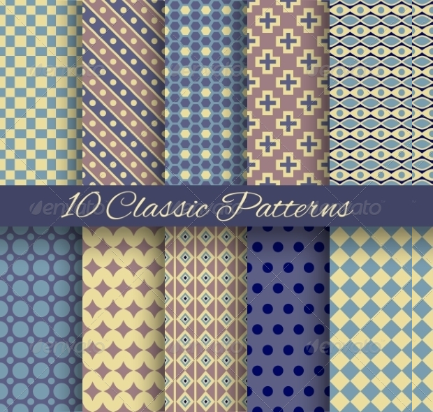 classic vector seamless pattern