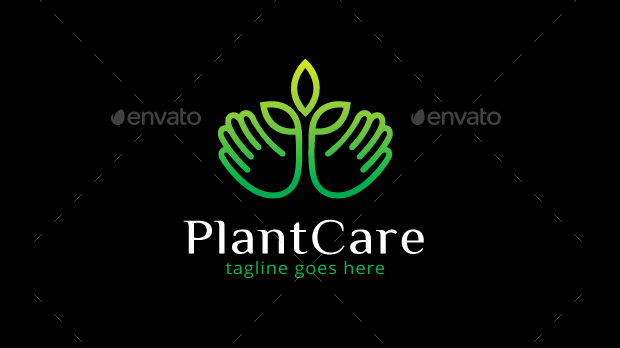 plant care logo design