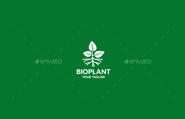 bio plant logo design