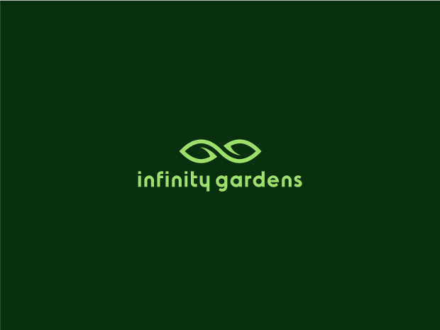 infinity gardens logo design