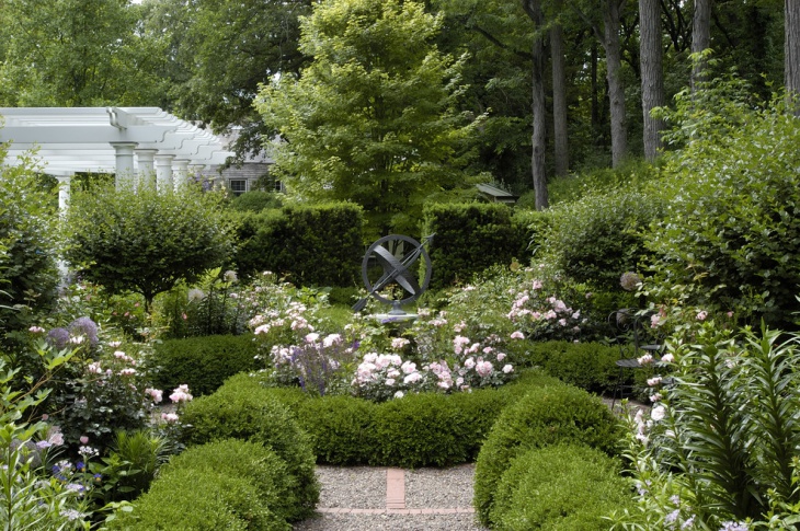 ornamental shrub garden design