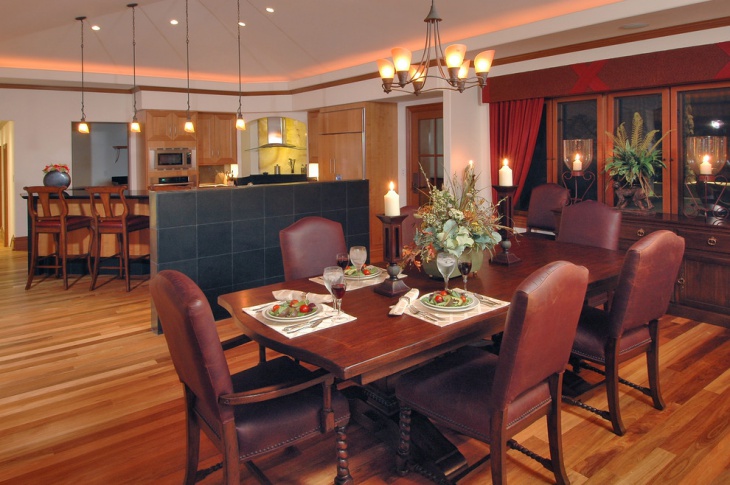 contemporary dining room light design