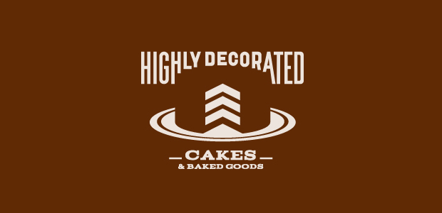 highly decorated bakery logo design