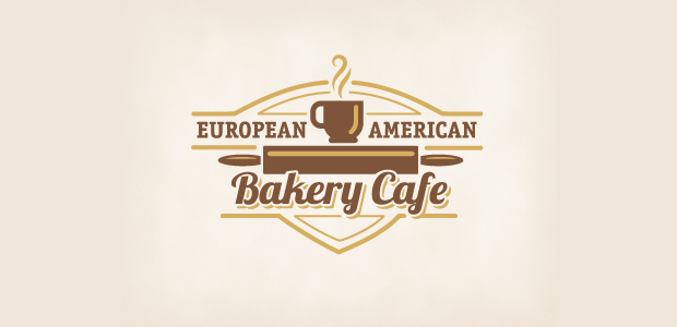 bakery cafe logo design